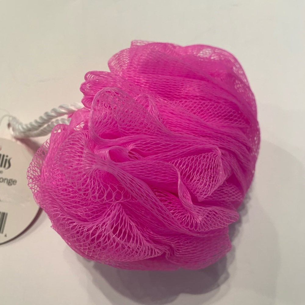 Trellis Pink Mesh Sponge - Picture 4 of 6